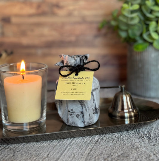 100% Beeswax Votive Candle