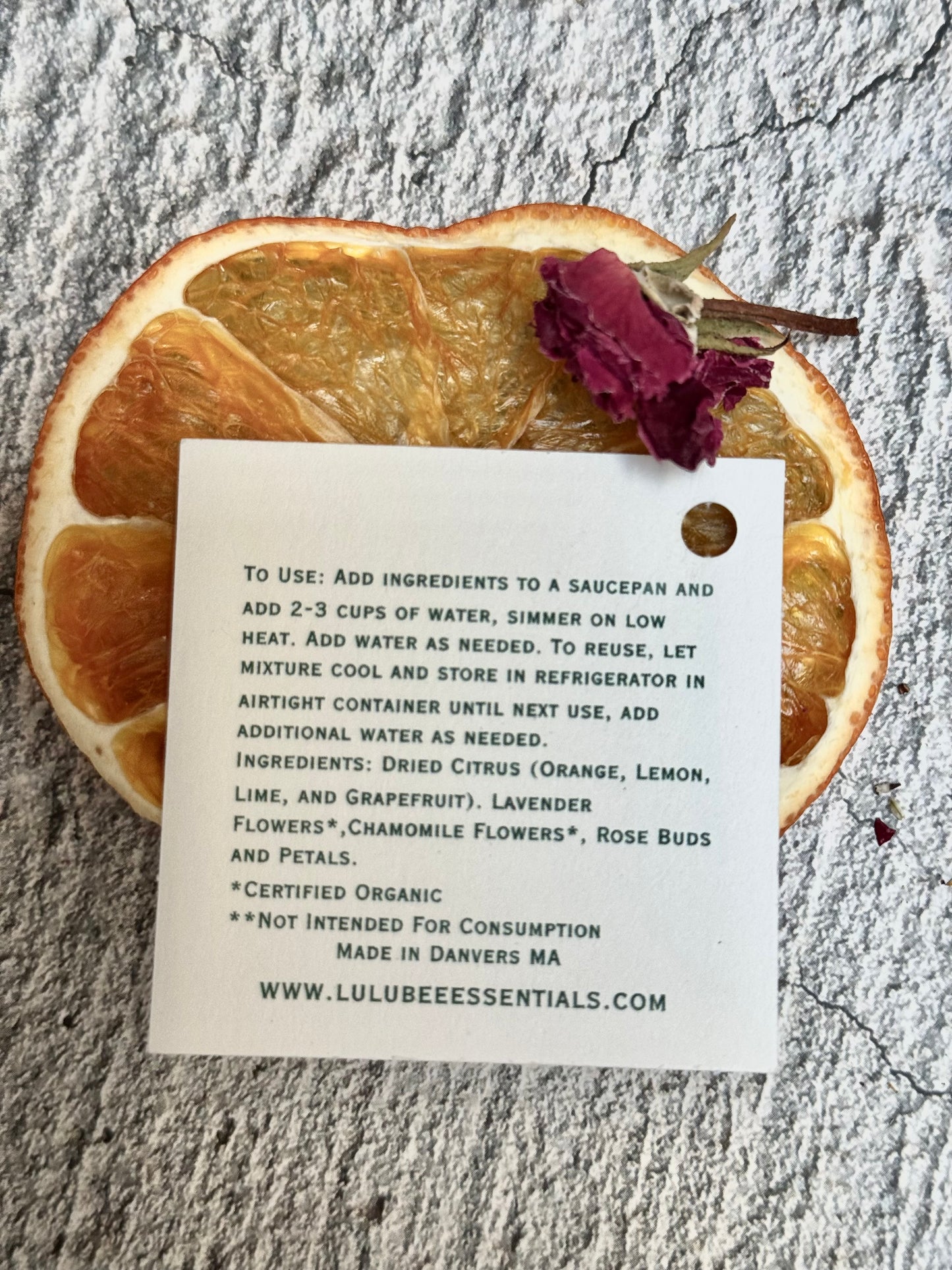Citrus Bloom Stovetop Potpourri