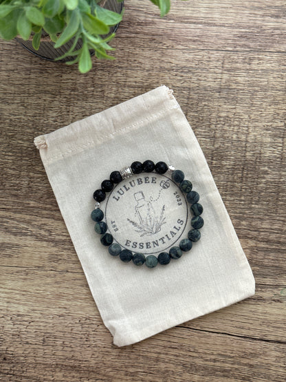 Kambaba Jasper Diffuser Bracelet