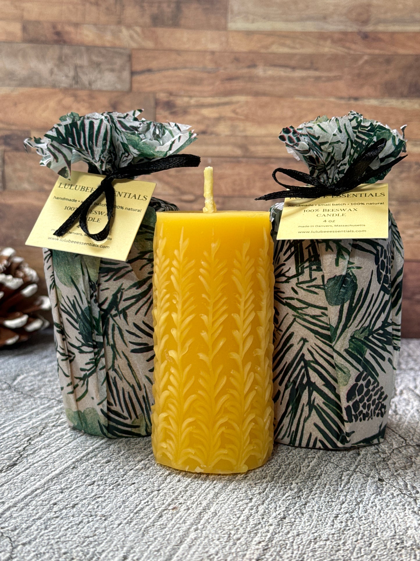 Beeswax Pillar Candle