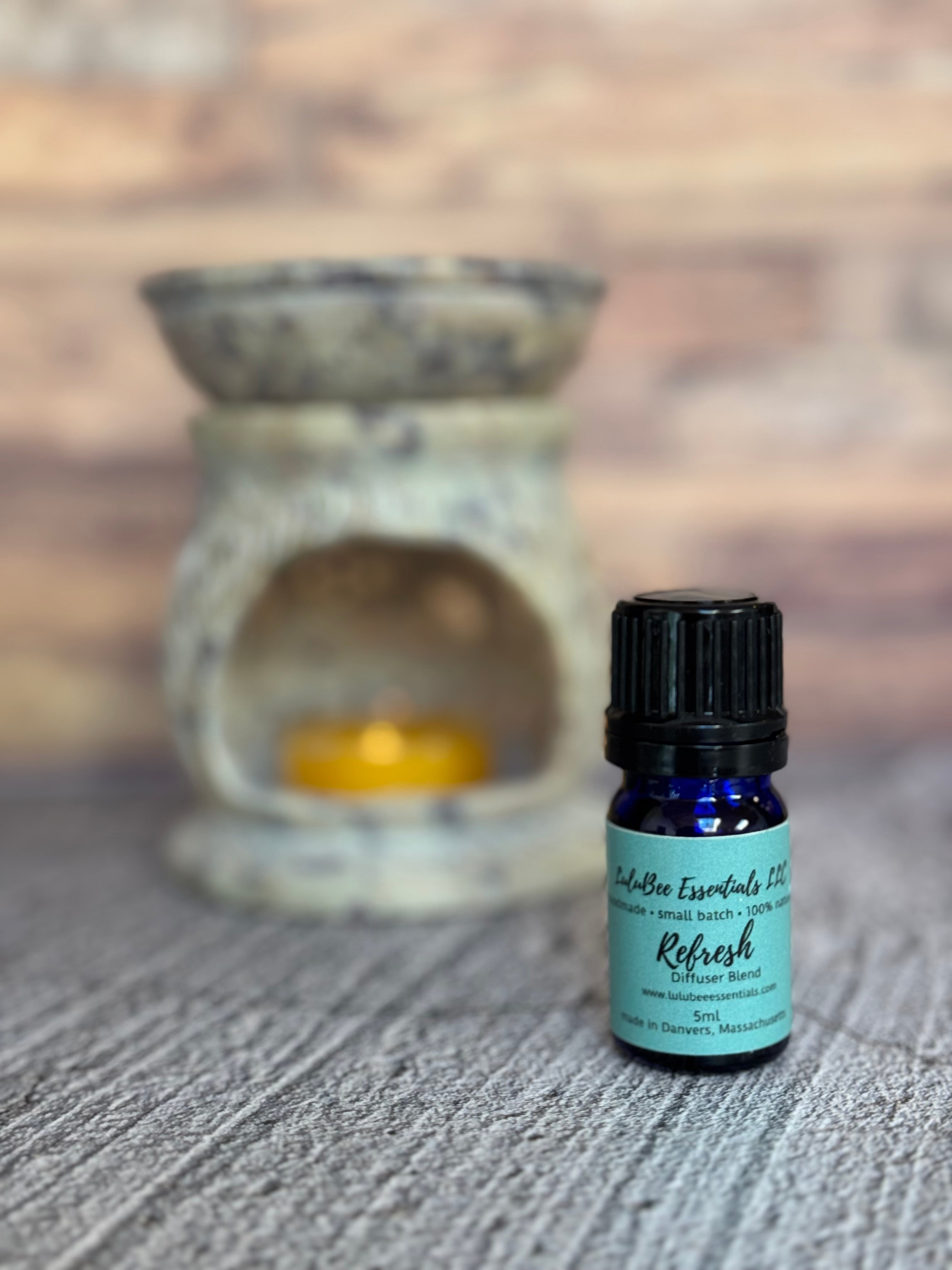 Refresh-Essential Oil Diffuser Blend – LuluBee Essentials LLC