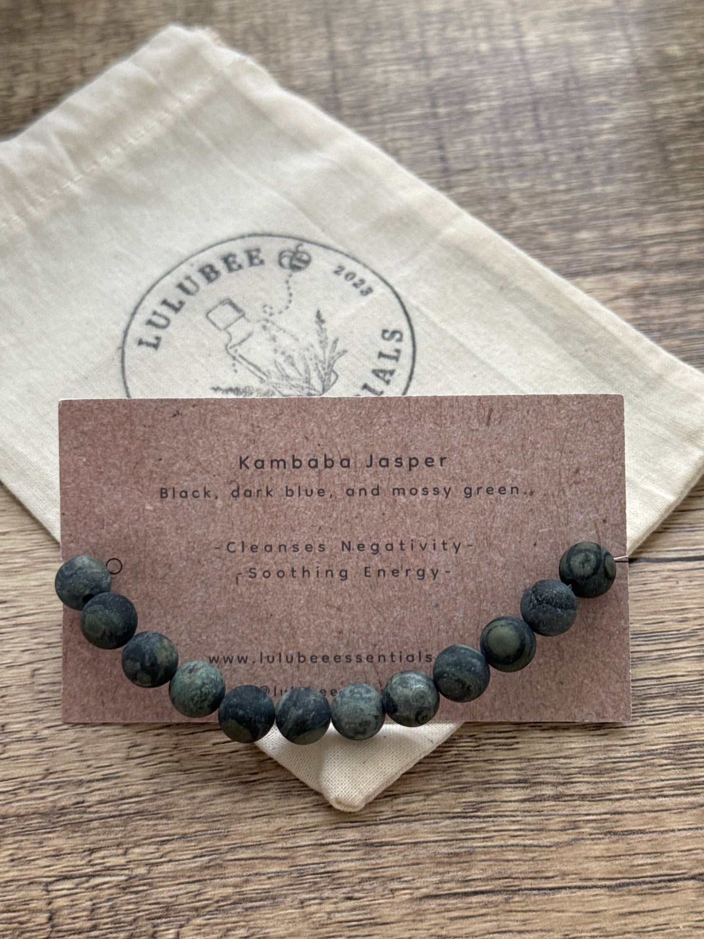 Kambaba Jasper Diffuser Bracelet