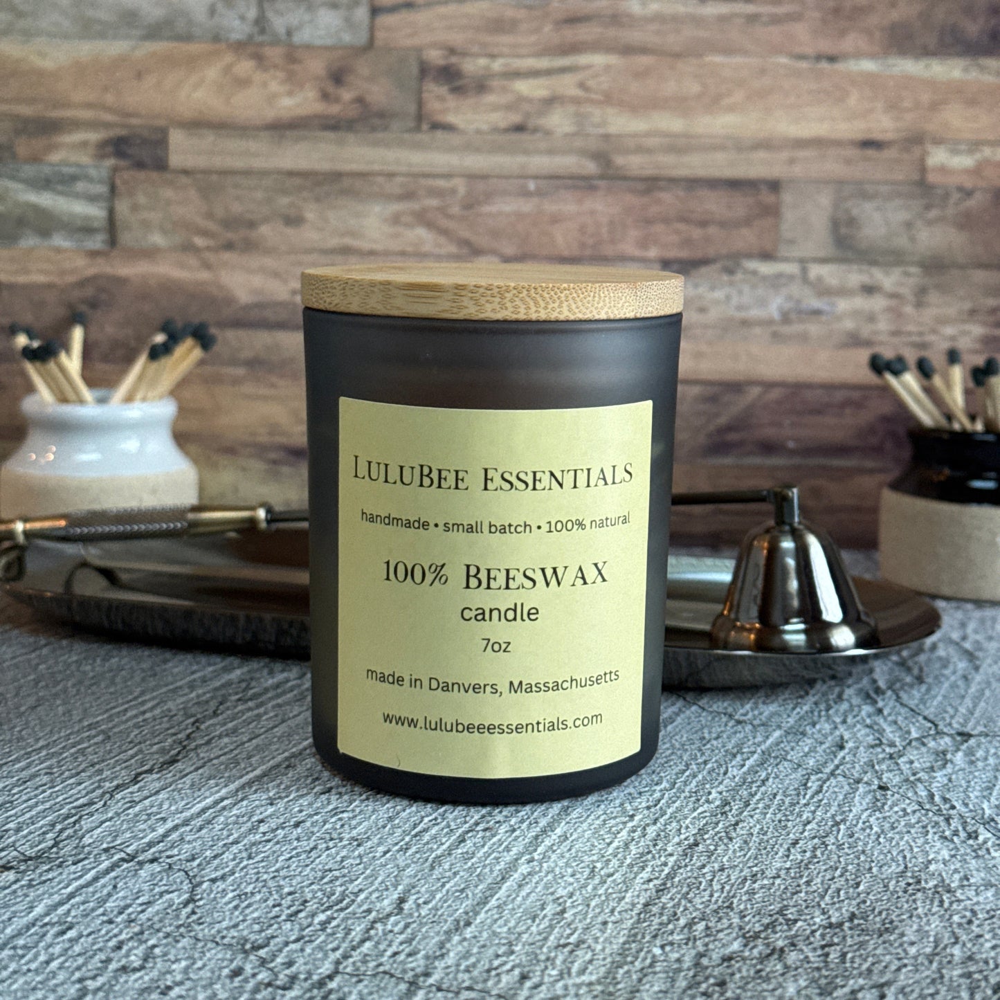 100% Beeswax Container Candle