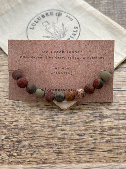 Red Creek Jasper Diffuser Bracelet