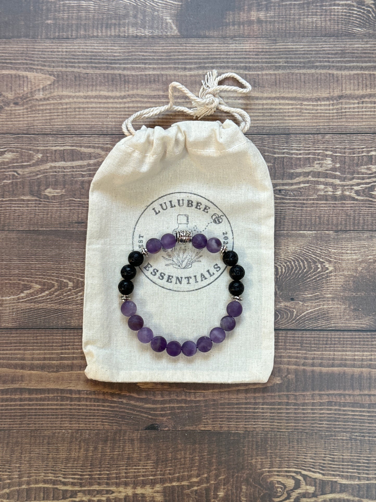 Dogtooth Amethyst Diffuser Bracelet