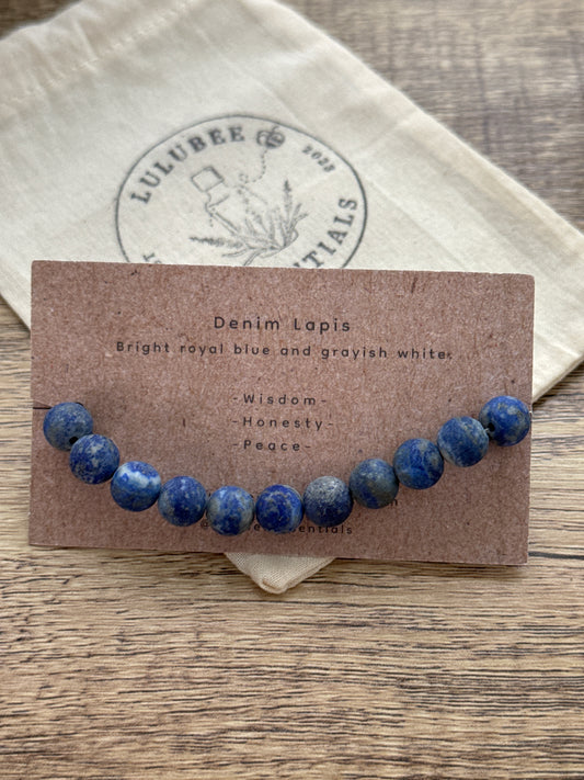 Denim Lapis Diffuser Bracelet